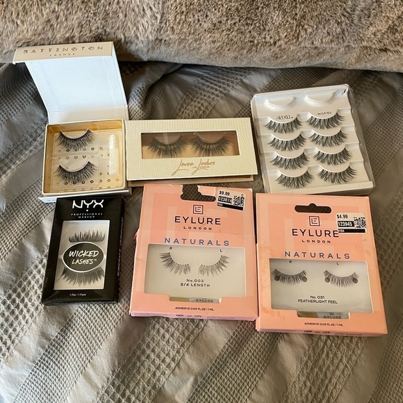 Lot of 9 sets of lashes all brand new never used 6 packs included, 9 sets total - Picture 1 of 4